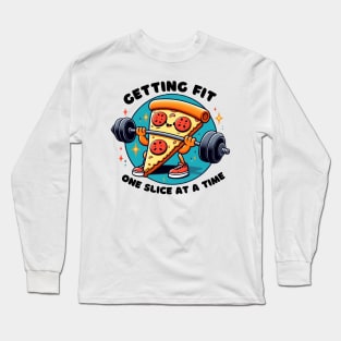 The fitness pizza Long Sleeve T-Shirt